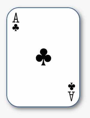 Ace Of Clubs Playing Card