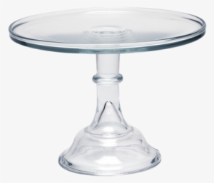 11" Clear Crystal Cake Plate - Mosser Glass Crystal Cake Stand 9"