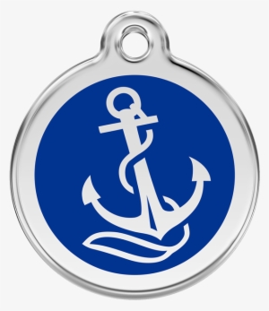 Anchor 38mm Pet Tag By Red Dingo