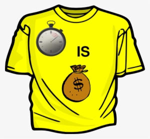 Time Is Money Clipart Png For Web - Tshirt Clipart