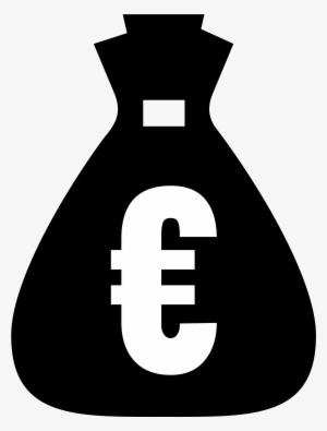 Euro Money Bag Png Transparent - Money Bag Clip Art