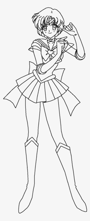 Super Sailor Mercury - Line Art
