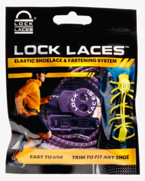 Lock Laces® Purple - Lock Laces (elastic No Tie Shoelaces)