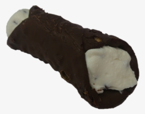 Chocolate Dipped Cannoli Shell With Regular Filling - Chocolate
