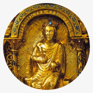 Holy Roman Emperor Frederick Ii As Depicted In The - Gicléedruk: The Shrine Of Charlemagne, Detail: Frederick