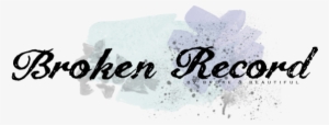 Broken Record Logo - Calligraphy