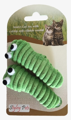 Green Bug With Crinkle & Catnip X - Cafepress Kitten Tile Coaster 3