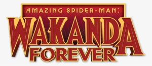 Amazing Spider-man Wakanda Forever Logo - The Amazing Spider-man