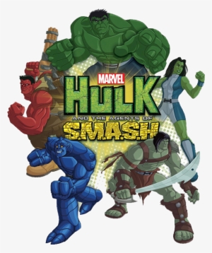 Logo And The Agents Of Smash Hulk Clipart - Hulk Y Los Agentes De Smash