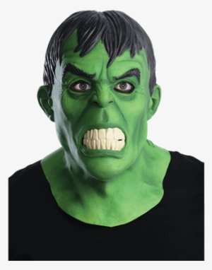 Adult Hulk Latex Mask - Adult The Hulk Full Mask