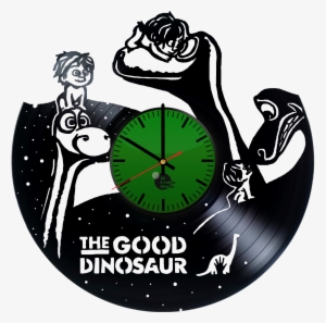 The Good Dinosaur Handmade Vinyl Record Wall Clock
