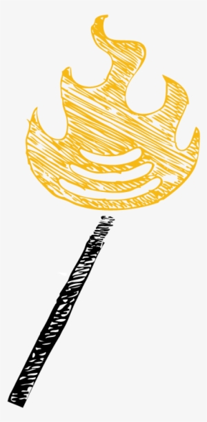 Illustration Of The Lit Ignite Match Symbol Where The - Ux Camp Cph
