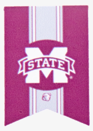 Banner M Vertical Stripe Flag - Mississippi State Bulldogs Classic Football Bracelet
