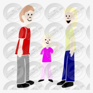Banner Royalty Free Stock Adults Talking Clipart - Clip Art