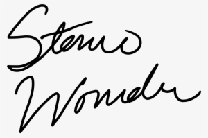 Stevie Wonder Signature - Firma De Stevie Wonder