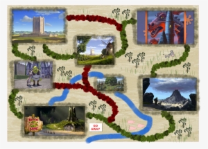 Shrek, Jr, Maps, Cards - Shrek