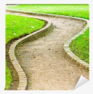 Winding Path In Botanical Garden Wall Mural • Pixers® - Winding Path