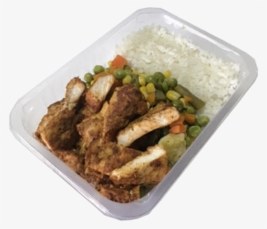 Chicken, White Rice, Mixed Vegetables - White Rice