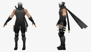 Ryu Hayabusa Png Image Background - Ninja Gaiden Model Sheet
