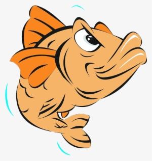 Free Fish Cartoon Clipart - Angry Cartoon Fish Png