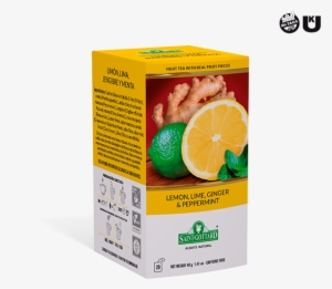 Lemon Lime Ginger And Peppermint Grande Ingles - Te Saint Gottard