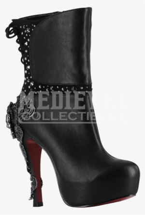 Hades Shoes Mcqueen Black Boots - 10 / Black