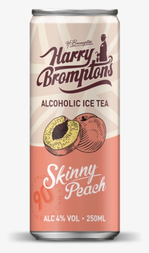Harry Brompton's Alcoholic Ice Tea Skinny Peach 250ml - Tea