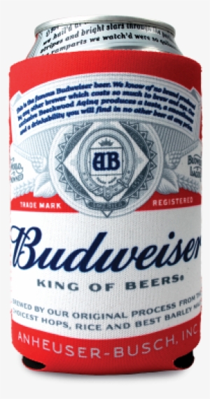 Budweiser Coolie - Budweiser 25 Oz Can Bottle Cooler Huggie Classic Label