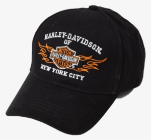 Nyc Flame Cap - Harley Davidson Of Nyc Exclusive Flame Cap