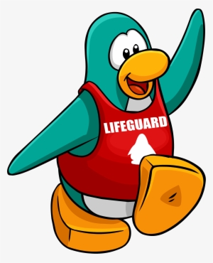 Penguin Style Jan 2012 7 - Lifeguard Clip Art Transparent
