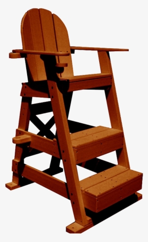 510 Lifeguard Chair Cedar Isolated