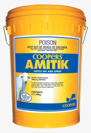 Amitik Wp Cattle Dip And Spray - Amitik Wp Soluble Tickicide - 5 X 500g Sachets