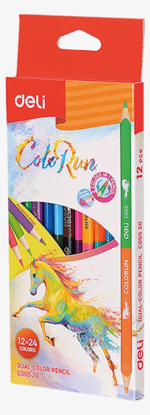 Ec00520 Duo Colored Pencil 12pcs 24c
