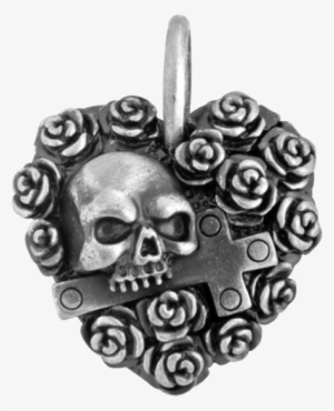 Gothic Rose Heart Pendant