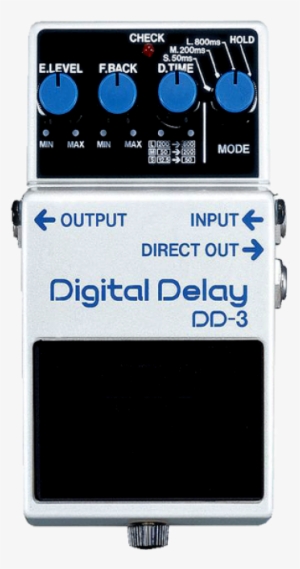 Effects - Boss Dd-3 Digital Delay Effects Pedal Transparent PNG 