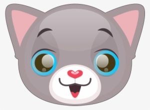 Cute Cat And Kitten Emoji Messages Sticker-0 - Cute Cat Sticker Png