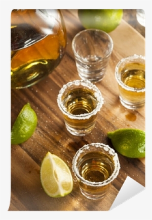 Tequila Shots With Lime And Salt Wall Mural • Pixers® - Shooter