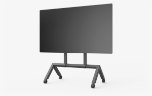 Click Here To Enlarge - Black Rolling Tv Stand Png