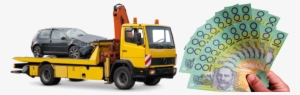 Scrap Car Removal Services Money - Tow Truck