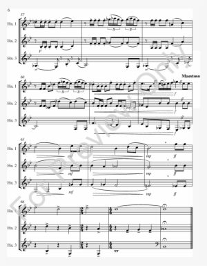 Variations On Happy Birthday For Three Horns Thumbnail - Brahms Cello Sonata 1 Solo