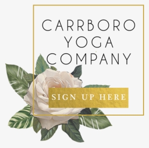 Carrboro Yoga White Flower Button - Carrboro Yoga Company