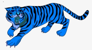 Tiiger Clipart Blue - Tiger No Background Clipart