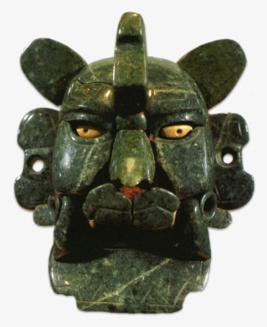 Jade Bat God Mask - Mask Of The Zapotec