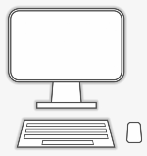 Drawing,flat,basic,line - Computer Monitor