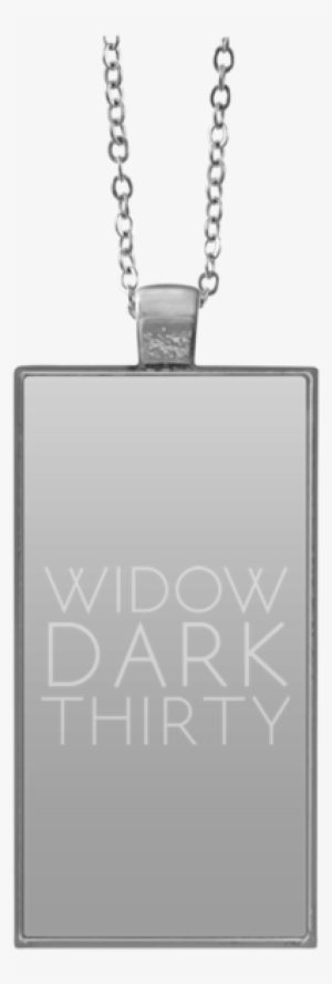 Widow Dark Thirty Rectangle Necklace - I'm Here For The Sex Baby Shower Gender Reveal Shirt