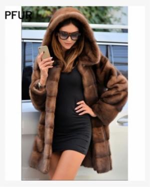 Topfur 2018 New Type Fashion Women Real Mink Fur Coats - Coat