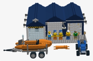 Lifeboat Station - Lego