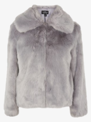 Tall Faux Fur Coat - Topshop Grey Fur Coat