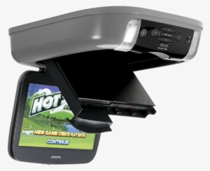 Mobile Video Overhead Playstation 2 Computer Entertainment - Audiovox 10.2" Wide Screen Overhead Flip Down Monitor