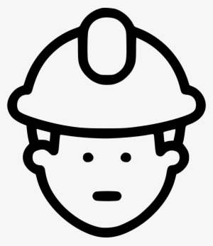 Construction Worker Site Helmet Safety Comments - Safety Helmet Icon Png